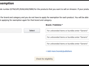 How to request an Amazon GTIN exemption