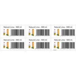 Product Barcode label for All PoS System Worldwide A4-24