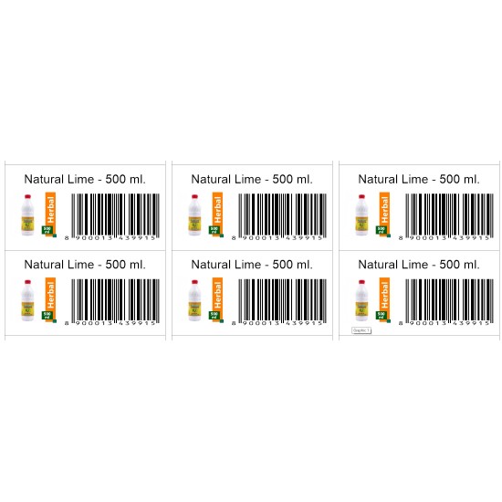 Product Barcode label for All PoS System Worldwide A4-24