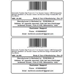 Product Barcode label for All PoS System Worldwide A4-8