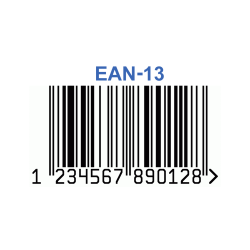 Simple Product Barcode label for All PoS System Worldwide A4-24