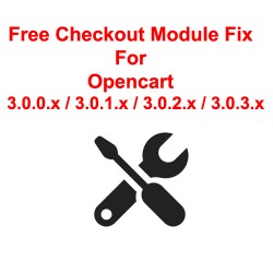 Free Checkout Module Fix For Opencart 3.0.x