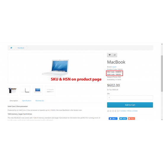 Product ID Plus for OpenCart3x 
