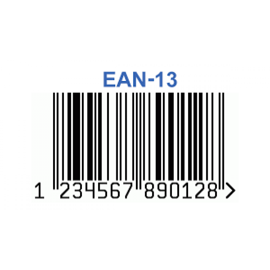 EAN Barcodes 1000, only codes